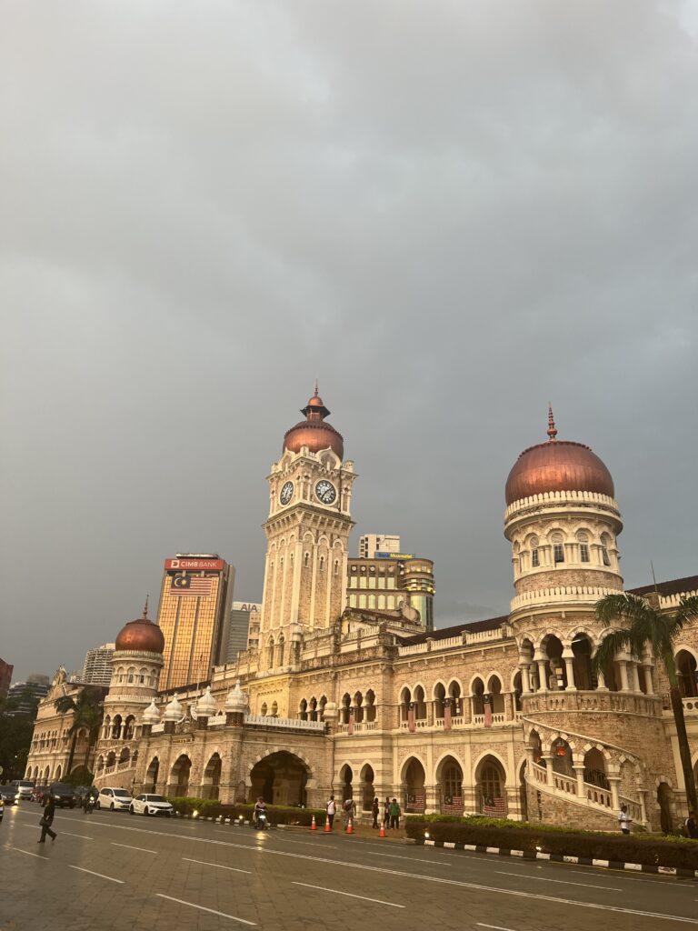 Merdeka Square, a historic site with beautiful old buidings